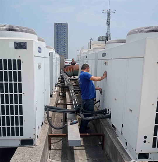 介休中央空调制热和不制冷系统维修方法